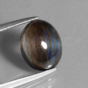 9,17 ctw natürlicher regenbogenfarbend Skapolith, Oval Schliff, Lichtdurchlässig