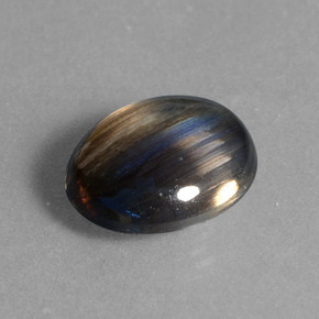 2,66 ctw natürlicher mehrfarbiger Skapolith, Oval Schliff, Transparent