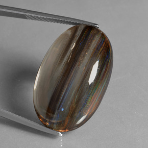 9,17 ctw natürlicher regenbogenfarbend Skapolith, Oval Schliff, Transparent