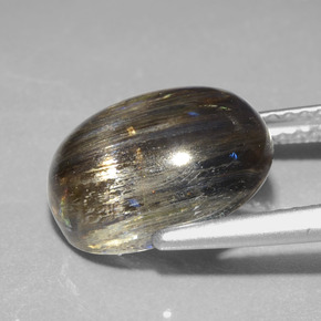 9,17 ctw natürlicher regenbogenfarbend Skapolith, Oval Schliff, Transparent