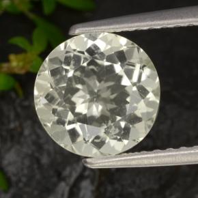 9,17 ctw natürlicher Gelb Skapolith, Rund Schliff, VVS-VS