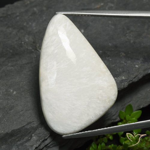 18.54ct Natürlicher Hellgraues Weiß Skolezit, Fantasie, Lichtundurchlässig