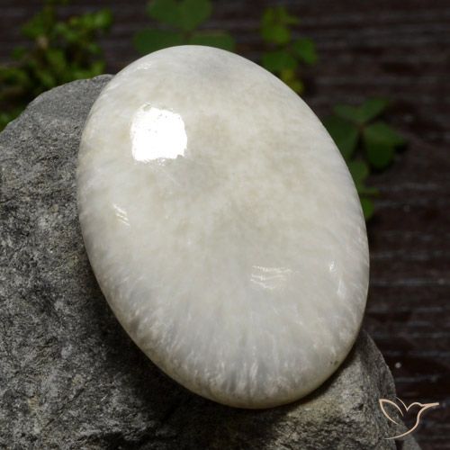 30.79ct Natürlicher Nicht-gerade weiss Skolezit, Oval, Lichtundurchlässig