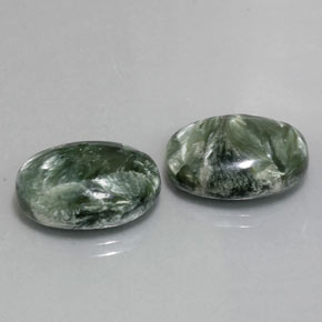  ct natürliche Grün Seraphinite-Edelsteine, Oval Schliff, Lichtundurchlässig