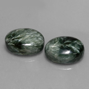  ct natürliche Grün Seraphinite-Edelsteine, Oval Schliff, Lichtundurchlässig