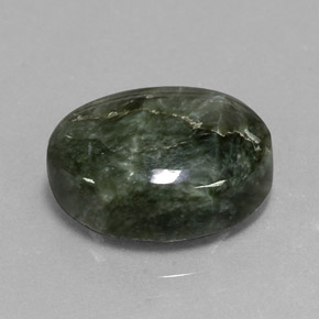 9,33 ctw natürlicher grüner Seraphinit, Oval Schliff, Lichtundurchlässig