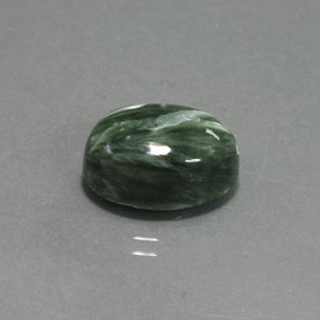 9,17 ctw natürlicher Grün Seraphinite, Oval Schliff, Lichtundurchlässig
