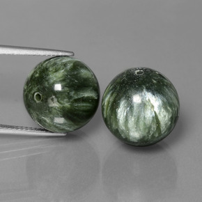  ct natürliche grüner Seraphinit-Edelsteine, Sphäre / Kugel, Lichtundurchlässig