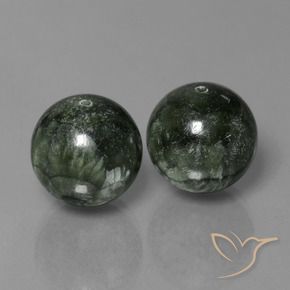 38.93 ct natürliche Grün Seraphinite-Edelsteine, Kugel / Ball, Lichtundurchlässig