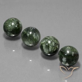 76.71 ct natürliche Grün Seraphinite-Edelsteine, Kugel / Ball, Lichtundurchlässig
