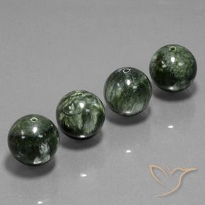 76.71 ct natürliche Grün Seraphinite-Edelsteine, Kugel / Ball, Lichtundurchlässig