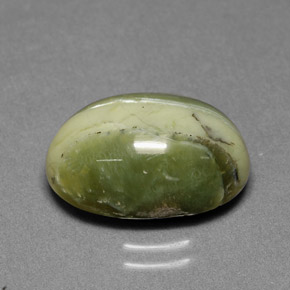 5,70 ctw natürlicher grüner Serpentin, Oval Schliff, Lichtundurchlässig