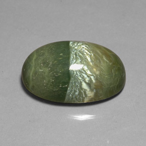 38,22 ctw natürlicher grüner Serpentin, Oval Schliff, Lichtundurchlässig