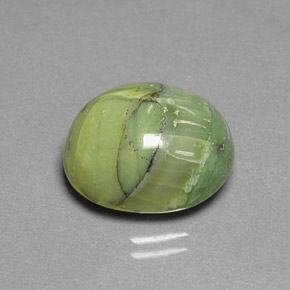 8,56 ctw natürlicher grüner Serpentin, Oval Schliff, Lichtundurchlässig