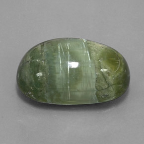 14,20 ctw natürlicher grüner Serpentin, Oval Schliff, Lichtundurchlässig