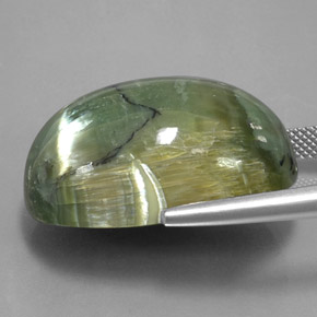 42,76 ctw natürlicher grüner Serpentin, Oval Schliff, Lichtundurchlässig