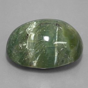 42,50 ctw natürlicher grüner Serpentin, Oval Schliff, Lichtundurchlässig