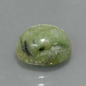2,57 ctw natürlicher grüner Serpentin, Oval Schliff, Lichtundurchlässig