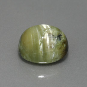 2,93 ctw natürlicher grüner Serpentin, Oval Schliff, Lichtundurchlässig