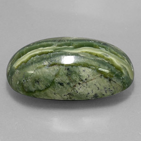 49,97 ctw natürlicher grüner Serpentin, Oval Schliff, Lichtundurchlässig