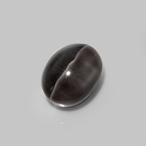 5,20 ctw natürlicher brauner Sillimanite Cat's Eye, Oval Schliff, Lichtdurchlässig