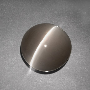 9,17 ctw natürlicher Braun Sillimanit-Katzenauge, Transparent, Transparent / Lichtdurchlässig