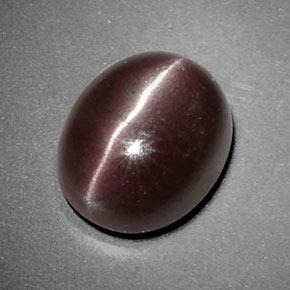 3,85 ctw natürlicher brauner Sillimanite Cat's Eye, Oval Schliff, Lichtundurchlässig