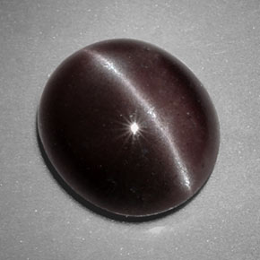 4,87 ctw natürlicher brauner Sillimanite Cat's Eye, Oval Schliff, Lichtundurchlässig