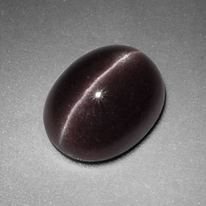 2,88 ctw natürlicher brauner Sillimanite Cat's Eye, Oval Schliff, Lichtundurchlässig