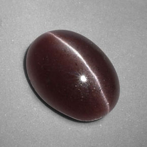 3,47 ctw natürlicher brauner Sillimanite Cat's Eye, Oval Schliff, Lichtundurchlässig