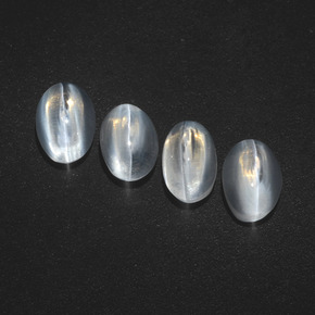 4.50 ct natürliche Rauch Sillimanit-Katzenauge-Edelsteine, Oval Schliff, Lichtdurchlässig