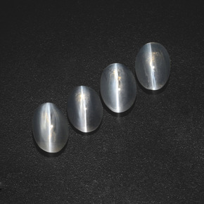  ct natürliche Rauch Sillimanit-Katzenauge-Edelsteine, Oval Schliff, Lichtdurchlässig