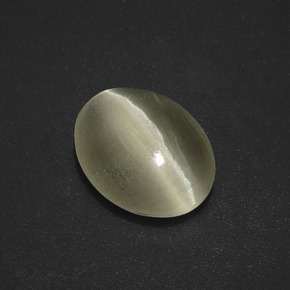 3,01 ctw natürlicher brauner Sillimanite Cat's Eye, Oval Schliff, Lichtdurchlässig