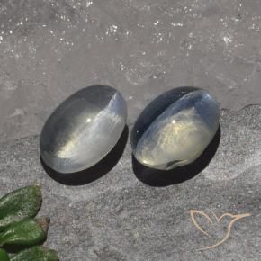 2.49 ct natürliche klar Sillimanit-Katzenauge-Edelsteine, Oval, Lichtdurchlässig
