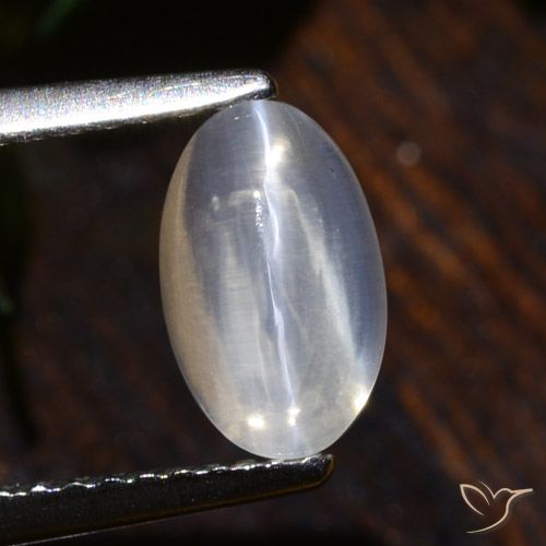1.75ct Natürlicher klar Sillimanit-Katzenauge, Oval, Transparent