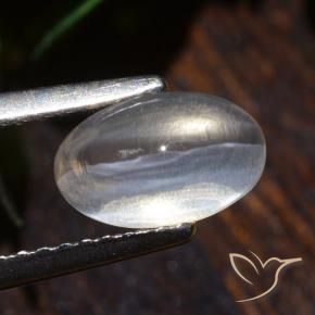 9,17 ctw natürlicher klar Sillimanit-Katzenauge, Oval, Transparent