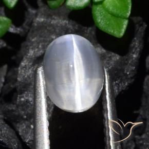 9,17 ctw natürlicher klar Sillimanit-Katzenauge, Oval, Transparent