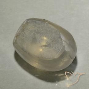 9,17 ctw natürlicher hellgelb Sillimanit-Katzenauge, Oval, Transparent