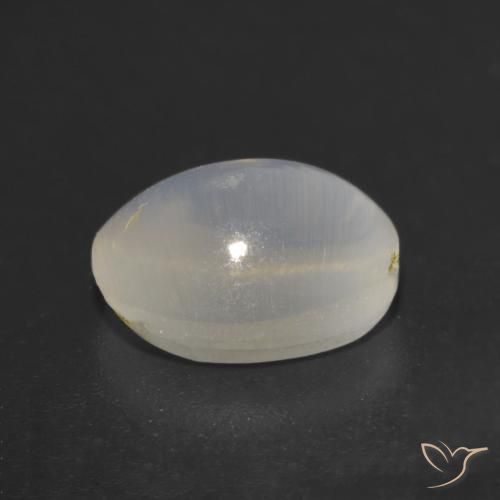 9,17 ctw natürlicher Warmweiß Sillimanit-Katzenauge, Oval, Transparent