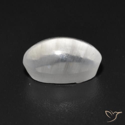 9,17 ctw natürlicher Weiß Sillimanit-Katzenauge, Oval, Transparent