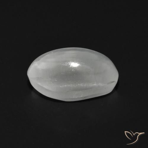 9,17 ctw natürlicher Weiß Sillimanit-Katzenauge, Oval, Transparent
