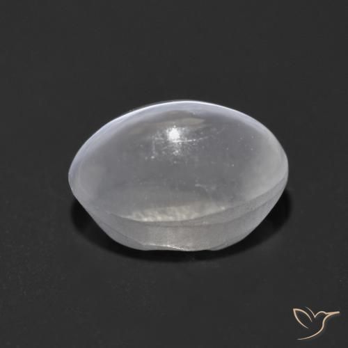 9,17 ctw natürlicher Weiß Sillimanit-Katzenauge, Oval, Transparent