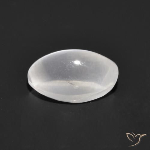 9,17 ctw natürlicher Sehr helles Grau Sillimanit-Katzenauge, Oval, Transparent