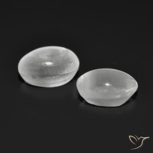 2.06 ct natürliche Sehr helles Grau Sillimanit-Katzenauge-Edelsteine, Oval, Transparent