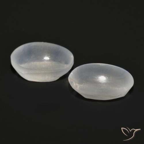 2.15 ct natürliche Sehr helles Grau Sillimanit-Katzenauge-Edelsteine, Oval, Transparent