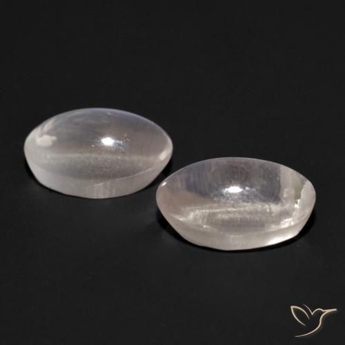 1.92 ct natürliche Sehr helles Grau Sillimanit-Katzenauge-Edelsteine, Oval, Transparent