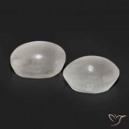 2.36 ct natürliche Sehr helles Grau Sillimanit-Katzenauge-Edelsteine, Oval, Lichtdurchlässig