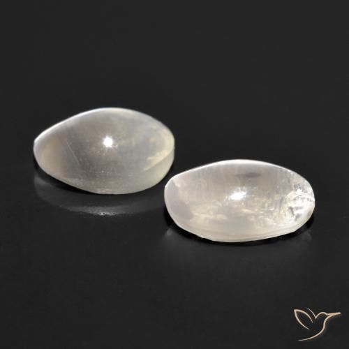 1.82 ct natürliche Sehr helles Grau Sillimanit-Katzenauge-Edelsteine, Oval, Transparent