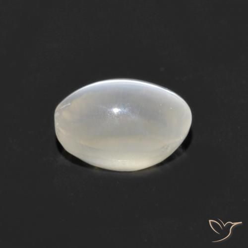 9,17 ctw natürlicher Warmweiß Sillimanit-Katzenauge, Oval, Transparent