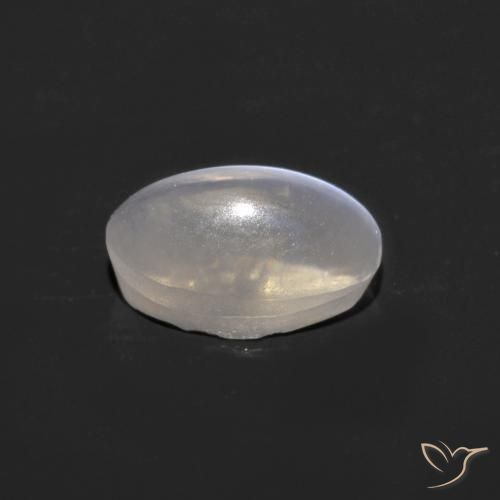 9,17 ctw natürlicher Weiß Sillimanit-Katzenauge, Oval, Transparent